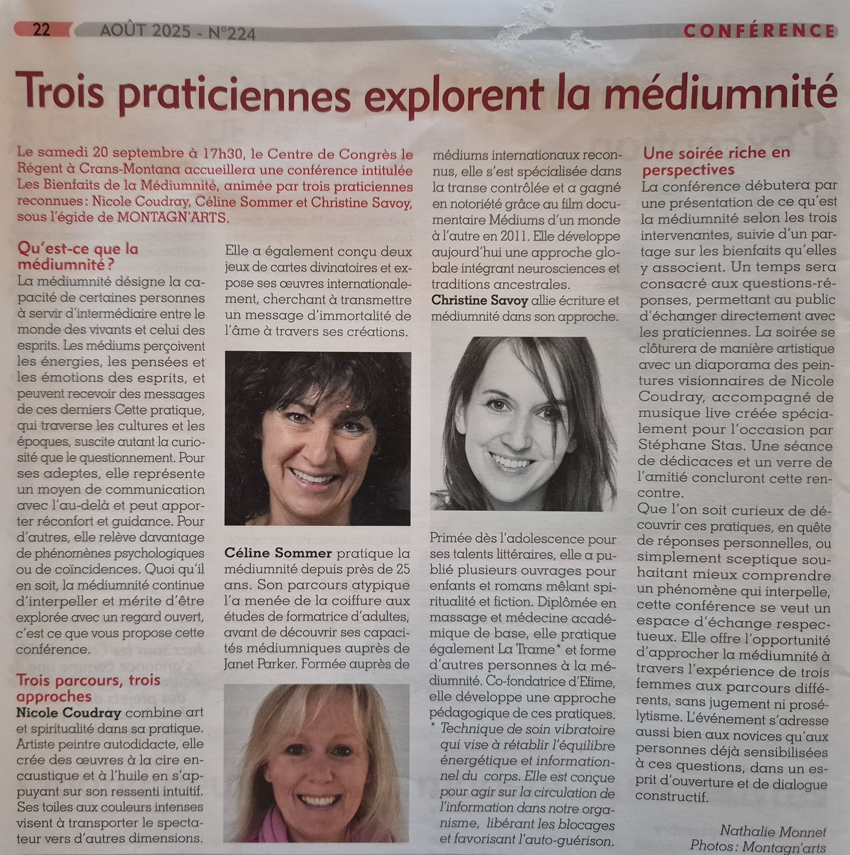 Mediums:Regards